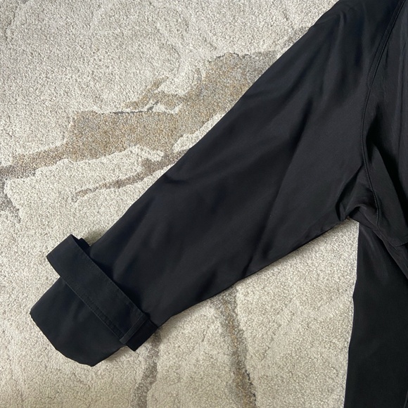 Elegant Black Trench Coat - Picture 14 of 15